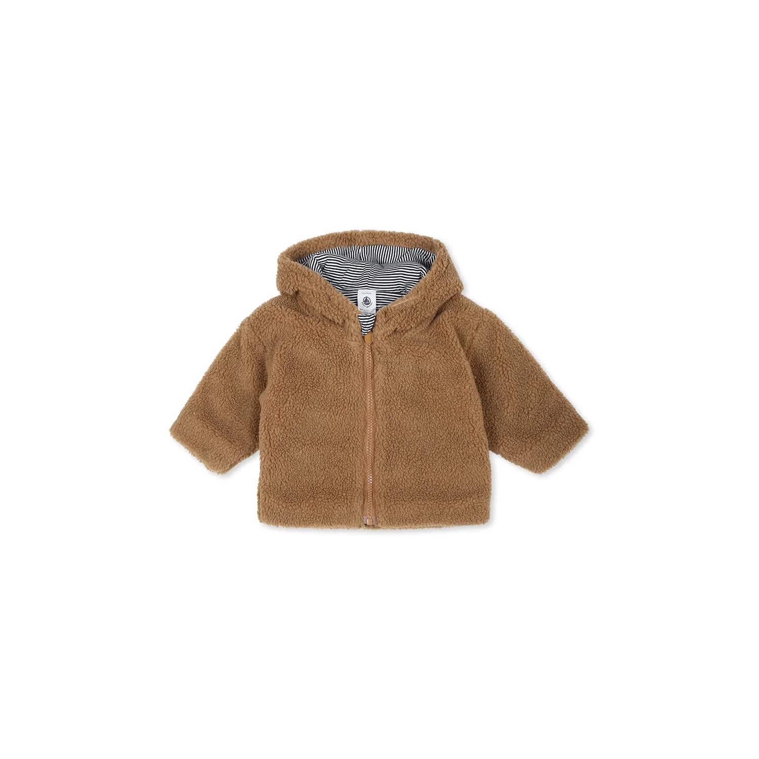 Petit Bateau A0AZ6 Veste Epaisse Manches Longues Bébé Garçon, Brindille 12 Mois