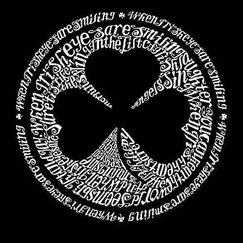 LA POP ART Drawstring Word Art Backpack - Lyrics to When Irish Eyes are Smiling -2