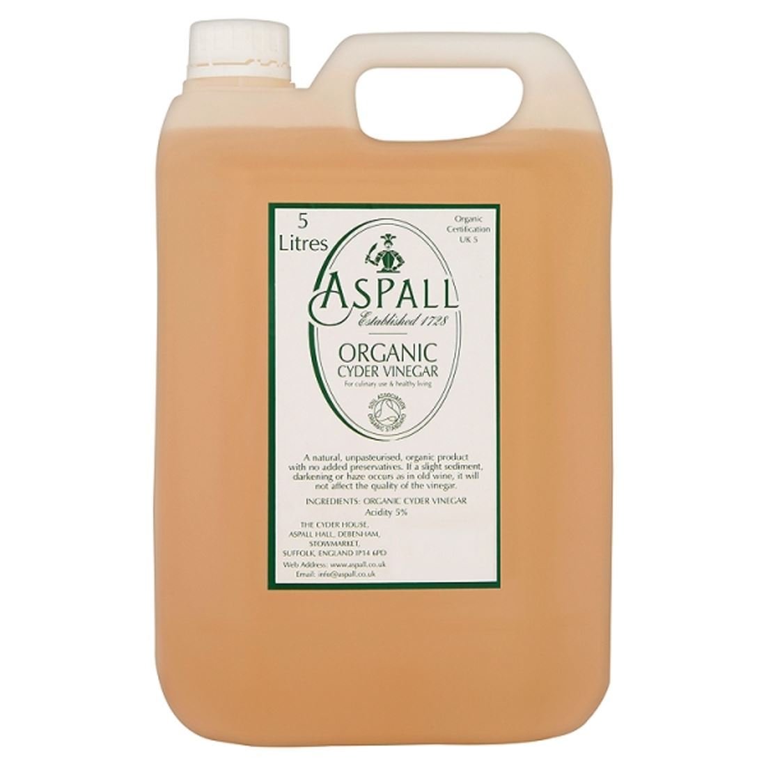Aspall Organic Cyder Vinegar 5L