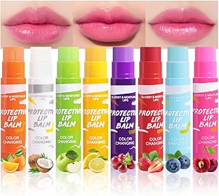 BINGBRUSH Juego de 8 lápices labiales que cam...