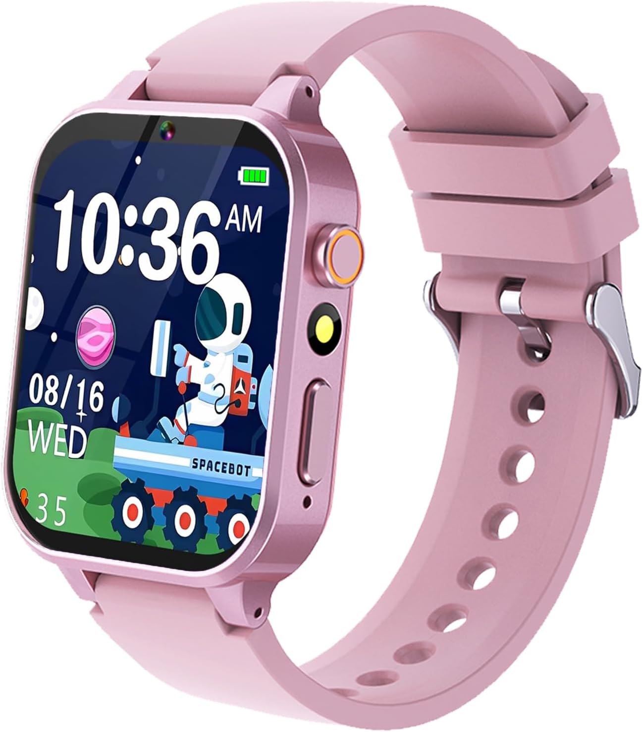 HD Touch Screen Smart Watch for 5-12 Year Old Girls with 26 Games, Video Camera, Music, Pedometer and More, Fun Educational Birthday Gift