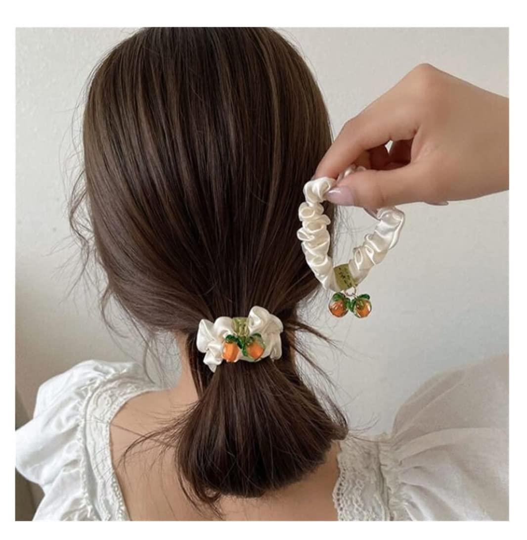 Feste Elastici Capelli 5 Pezzi Elastici In Raso Per Capelli, Per In, Per A Cavallo Decorazione