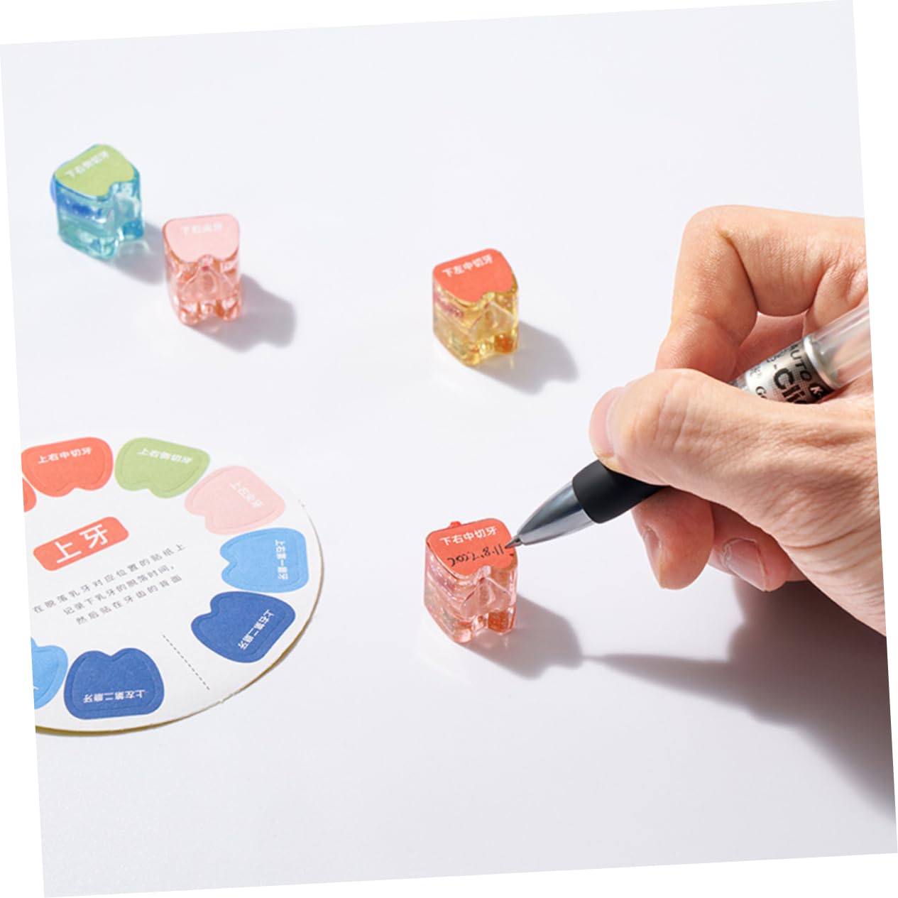 HEMOTON Scatola Porta-dentini Unica - Per La Fatina Dei Dentini Del Neonato Cornice Porta-denti Creativa Scatola Dei Ricordi Per Bambini