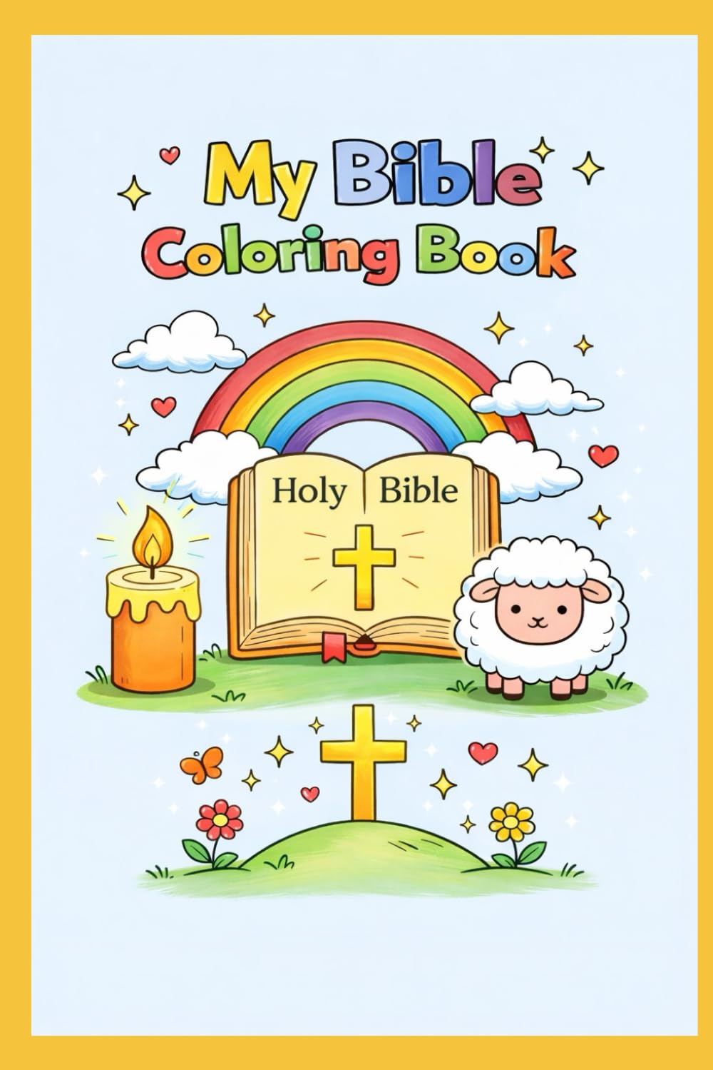 Christian Colouring Book for 3-5 years old