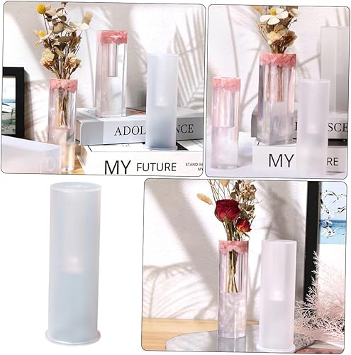 Miniatura 6 de VILLCASE Moldes de silicona para jarrón, moldes de resina de fundición de silicona, moldes de resina de fundición de silicona, moldes de resina de