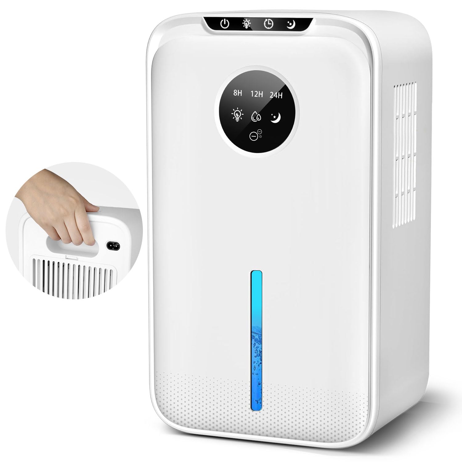Amazon | 除湿機 大容量 2.2L 除湿量1L/日 除湿器 ぺルチェ式