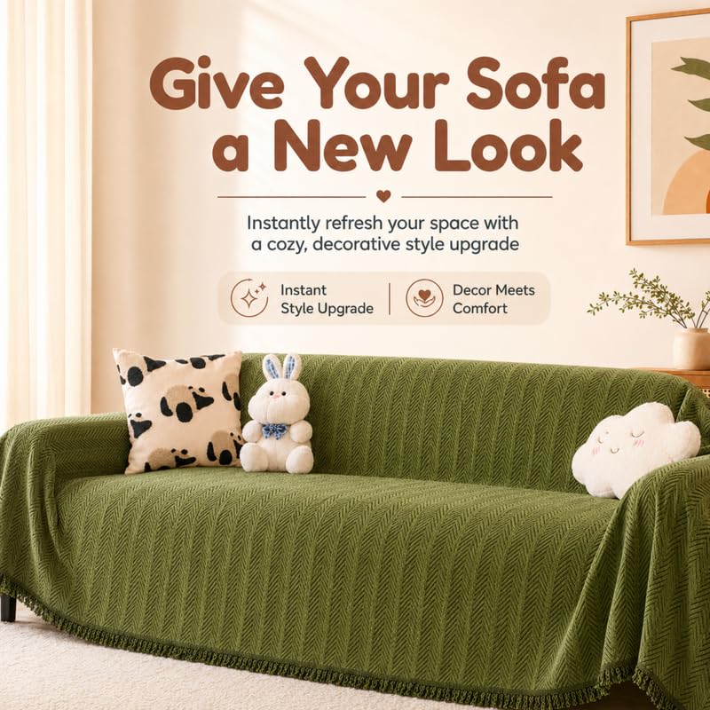 Image of Homero 3 Seater Sofa Cover Reversible Chenille
