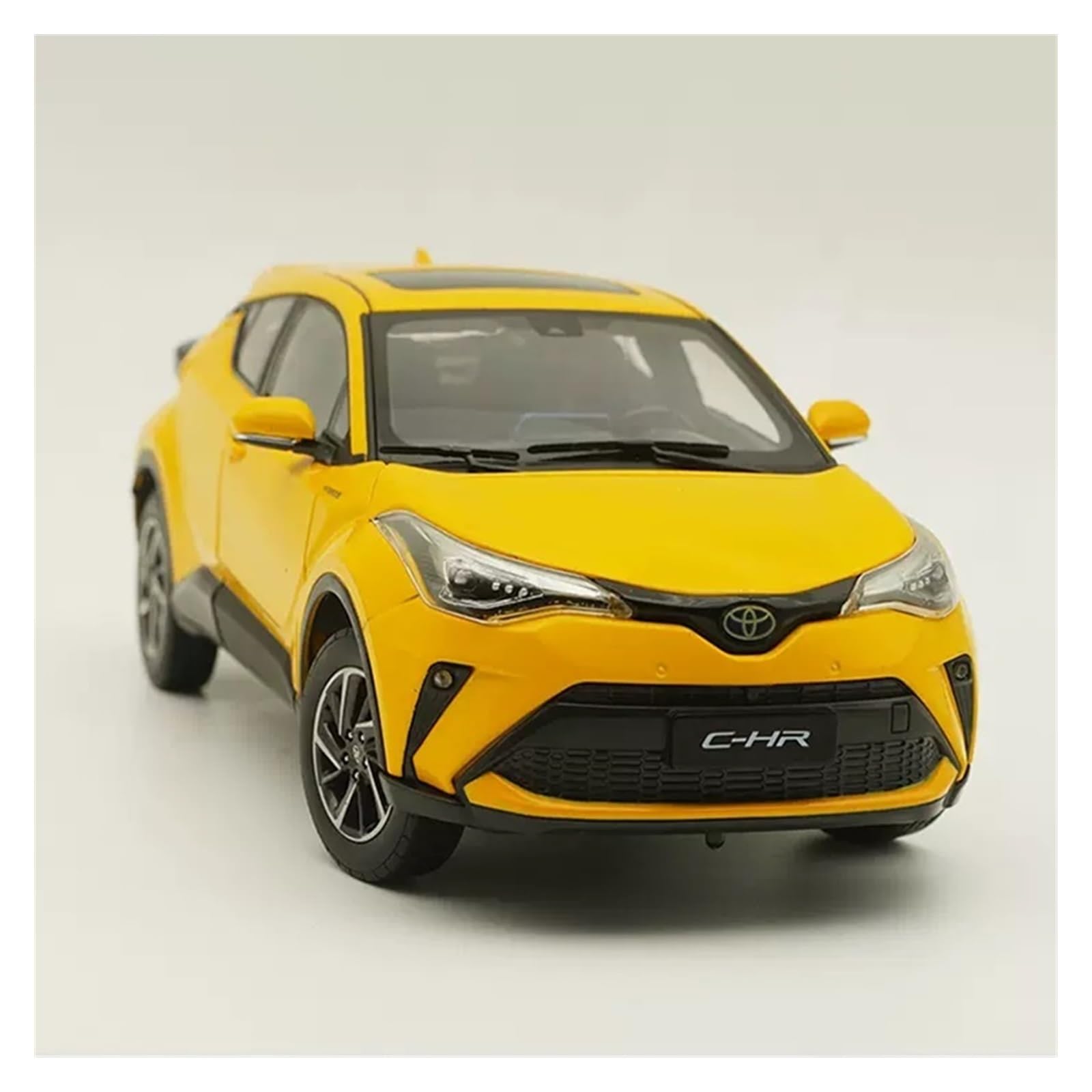 Amazon | ミニカーモデル 1:18スケール イエロー トヨタ C-HR CHR 合金