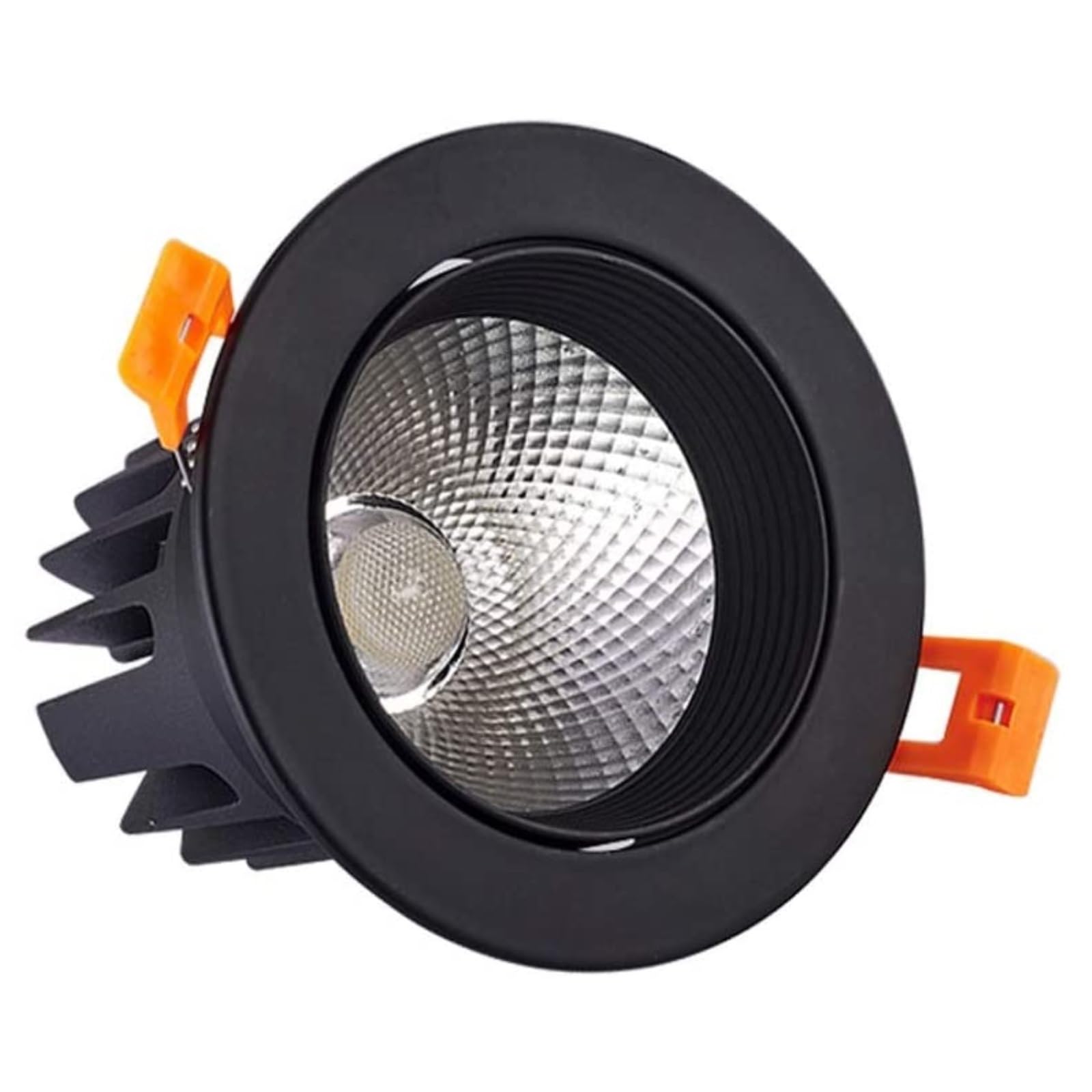 GeRRiT LED Downlight Recessed Adjustable Ceiling Light, White/Black Round Plate Light Wall Washer, The Picture Shows The Key Light, Used for Bar, Kitchen Ceiling Light 7W3000K4000K6000K Fittings (C