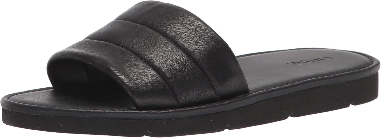Vince Women's Olina Sandals, Black, 8.5 Medium US