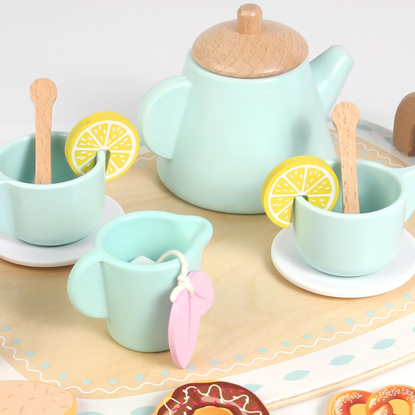da Gioco per Cucina per Bambini in Legno, Giocattolo da Cucina Finta con Utensili, Regalo didattico per Ragazzi e Ragazze dai 3 Anni in, Set da Cucina Finta Compleanno