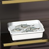 Vista 4 de Readsky Caja de autobús plástica comercial de 8 litros, 5 paquetes de tuberías plásticas del autobús del restaurante