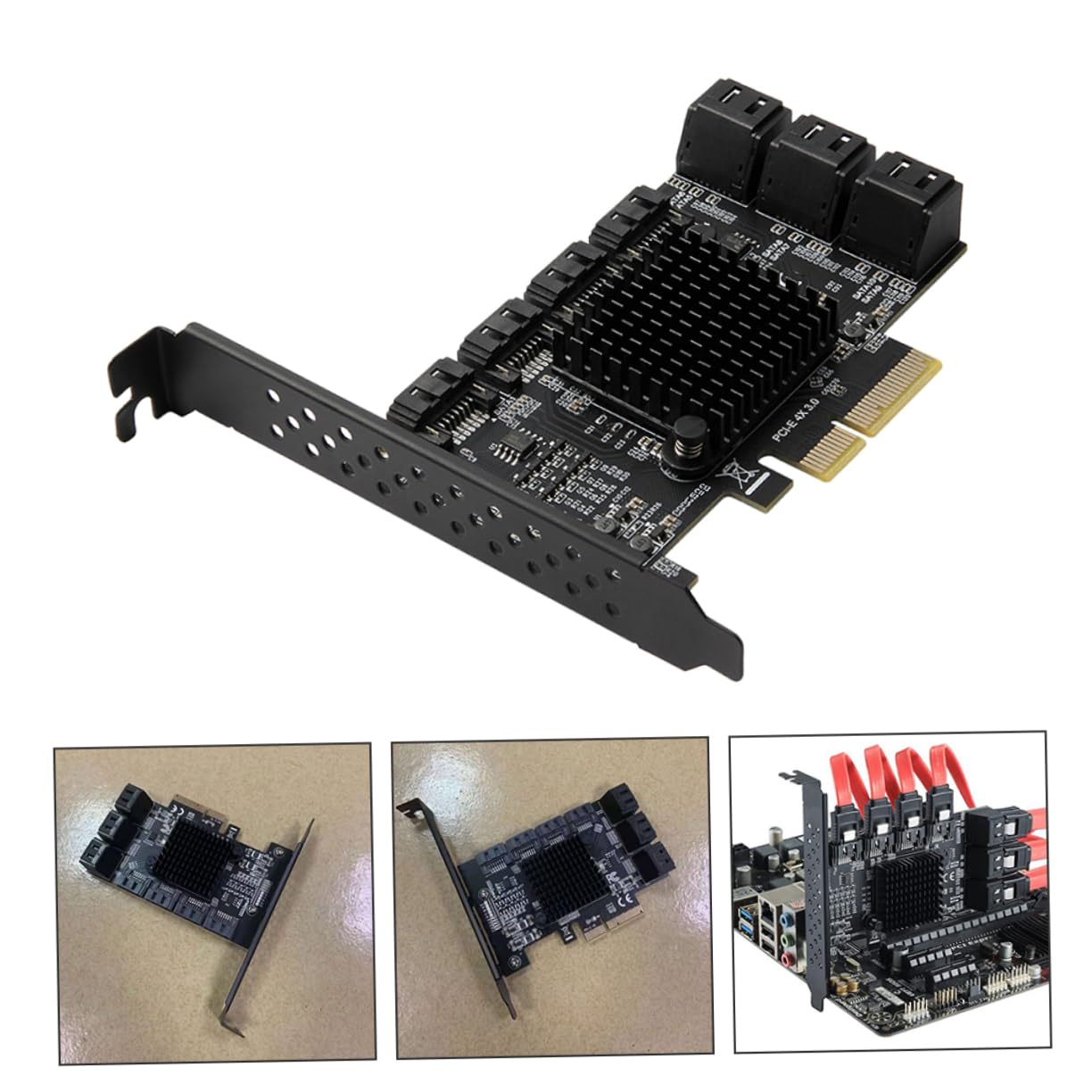 Scheda Controller 3.0 a 10 Porte Pcie X4 per Hard Disk