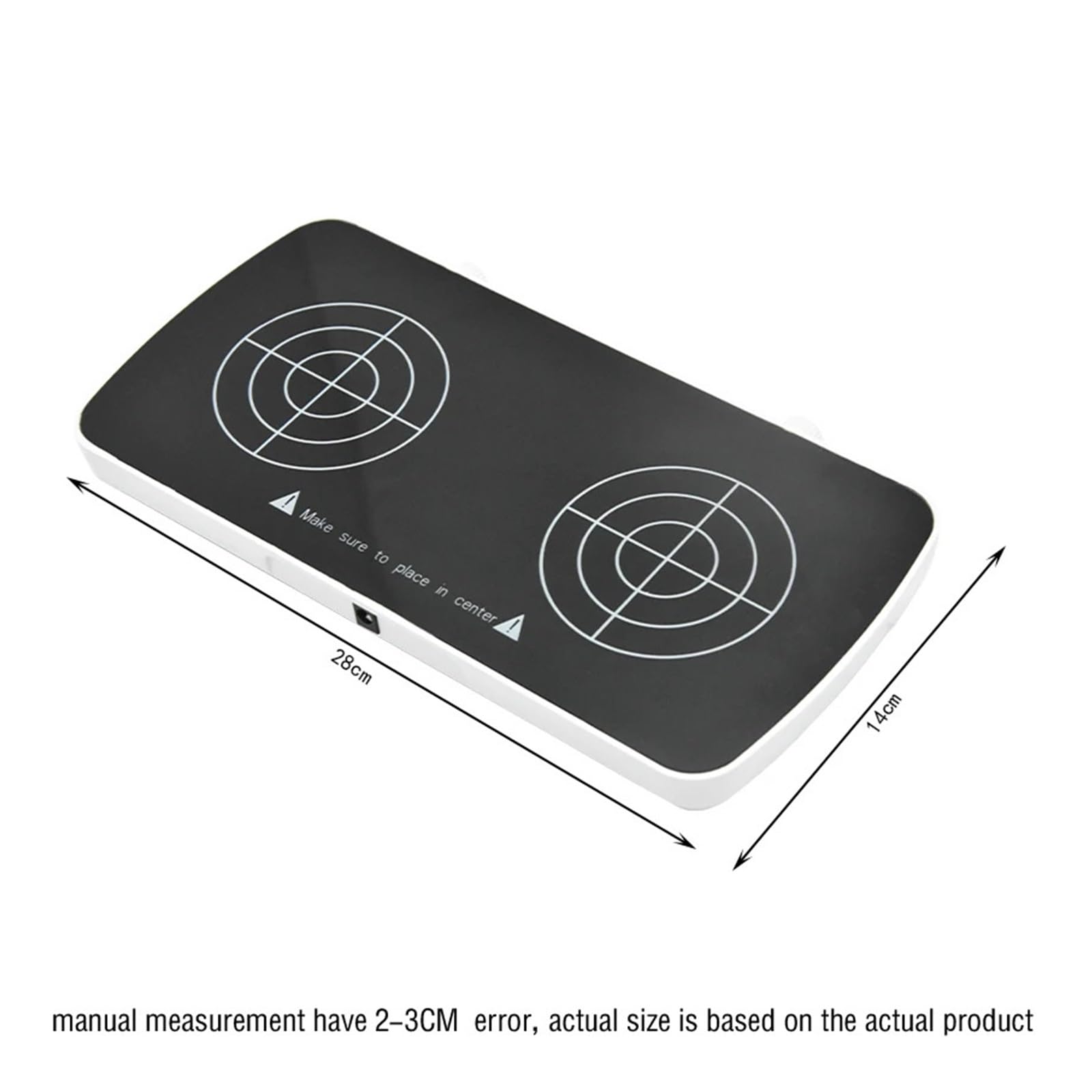 Agitador magnético, Mini agitador magnético con barra agitadora, 2 placas de trabajo independientes, placa mezcladora laboratorio, capacidad 1 L +, velocidad ajustable 0 a 4000 RPM
