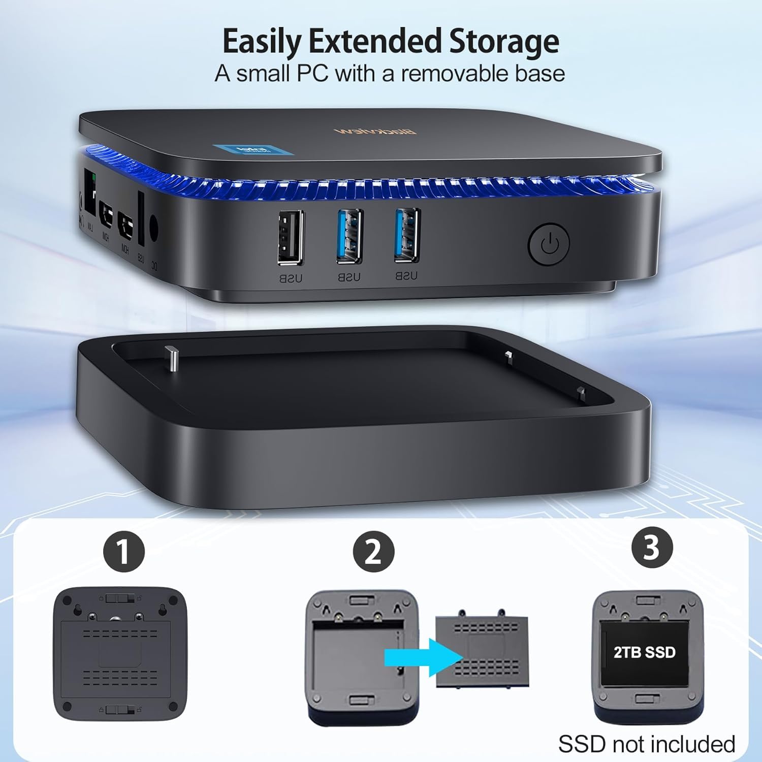 Blackview MP60　ミニPC Intel N150 16GB512GB Amazon.com: Blackview MP60 Mini PC 2025 with 13th Gen Intel