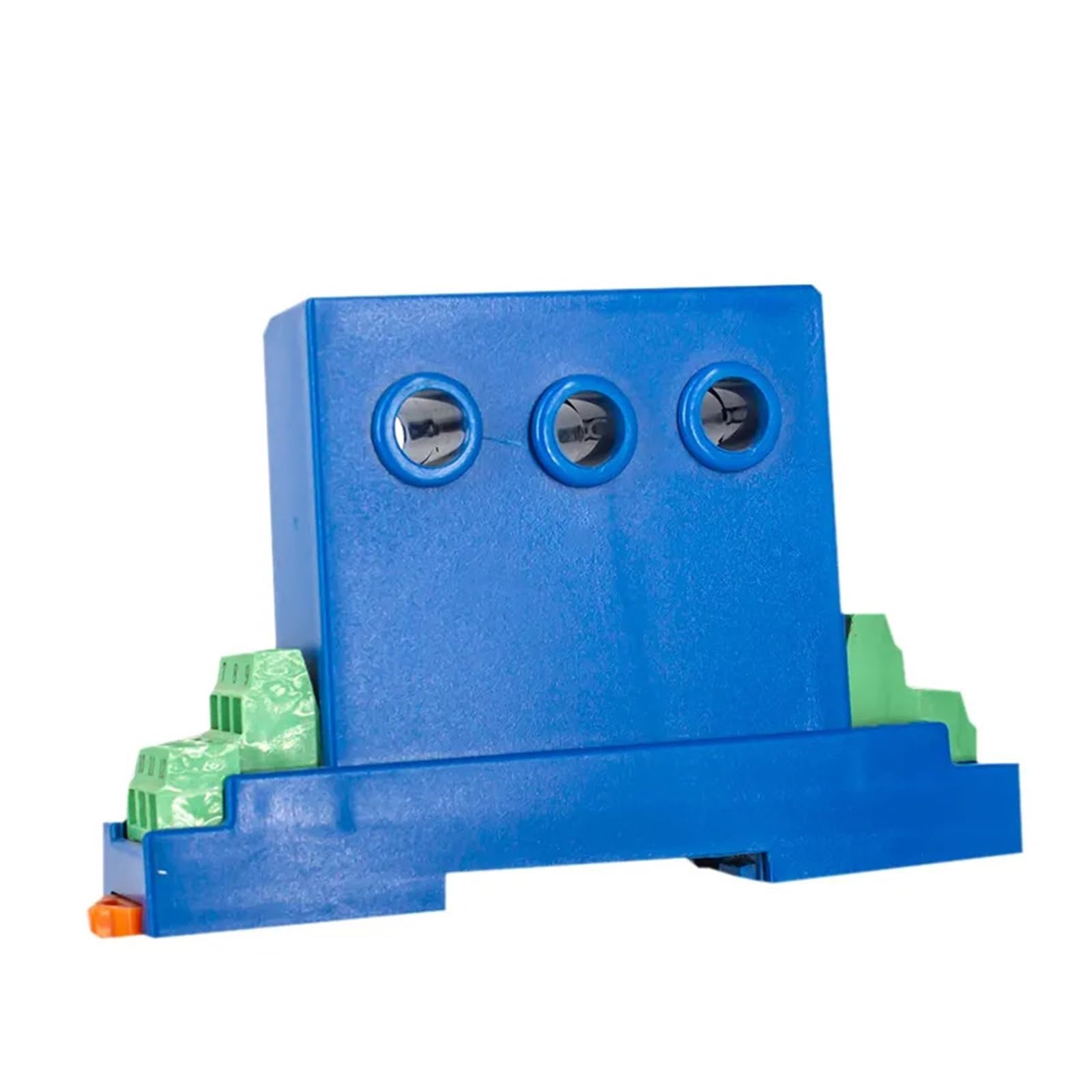 Dreiphasen-Split-Core-Hallstromsensor AC 10 A 20 A 30 A 50 A Eingang 0-10 V 4-20 mA Analog-Signalwandler Stromsender (Farbe: 0-10 V Ausgang, Größe: 3PH-AC 0-40 A_8 mm Loch_DC 15 V Netzteil)