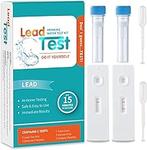 AAWipes Lead Water Testing Kit (2-Pack) – Rapid 15 Minutes Results Home Lead Tester for City Water & Well & Drinking Water | Convenient DIY Testing, Quick Results (K04-2)