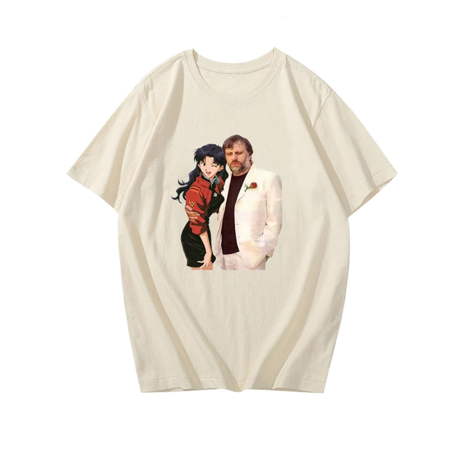 Amazon.co.jp: 新世紀エヴァンゲリオン Tシャツ Zizek 葛城ミサト 半袖 