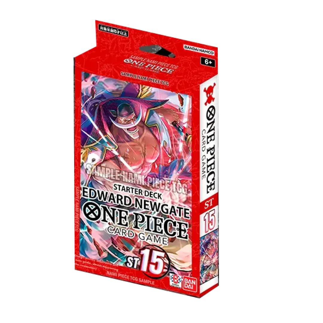 BANDAI One Piece Card Game: Red Edward.Newgate ST-15 Starter Deck - EN