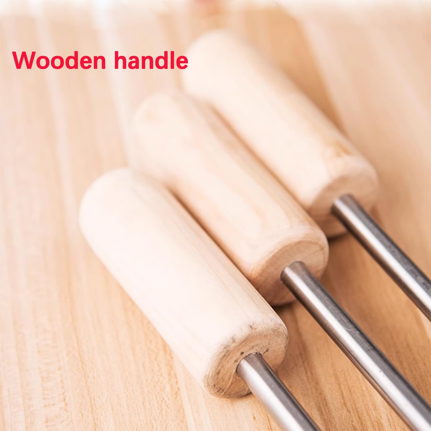 Lot de 8 outils de sculpture de poterie et de sculpture texturée – Manche en bois et lame en acier inoxydable pour moules à argile, céramique, loisirs créatifs