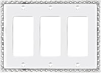 Vista 62 de Nostalgic Warehouse Egg & Dart Deco - Cubierta para placa de interruptor de salida eléctrica