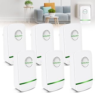 6 Pack Stop Watt Energy Saving Device,2025 New Intelligent Energy Saver,Stopwatt Energy Saving Device,Electricity Saving Box Power Energy Savers Box US Plug 90v-250v 30kw White