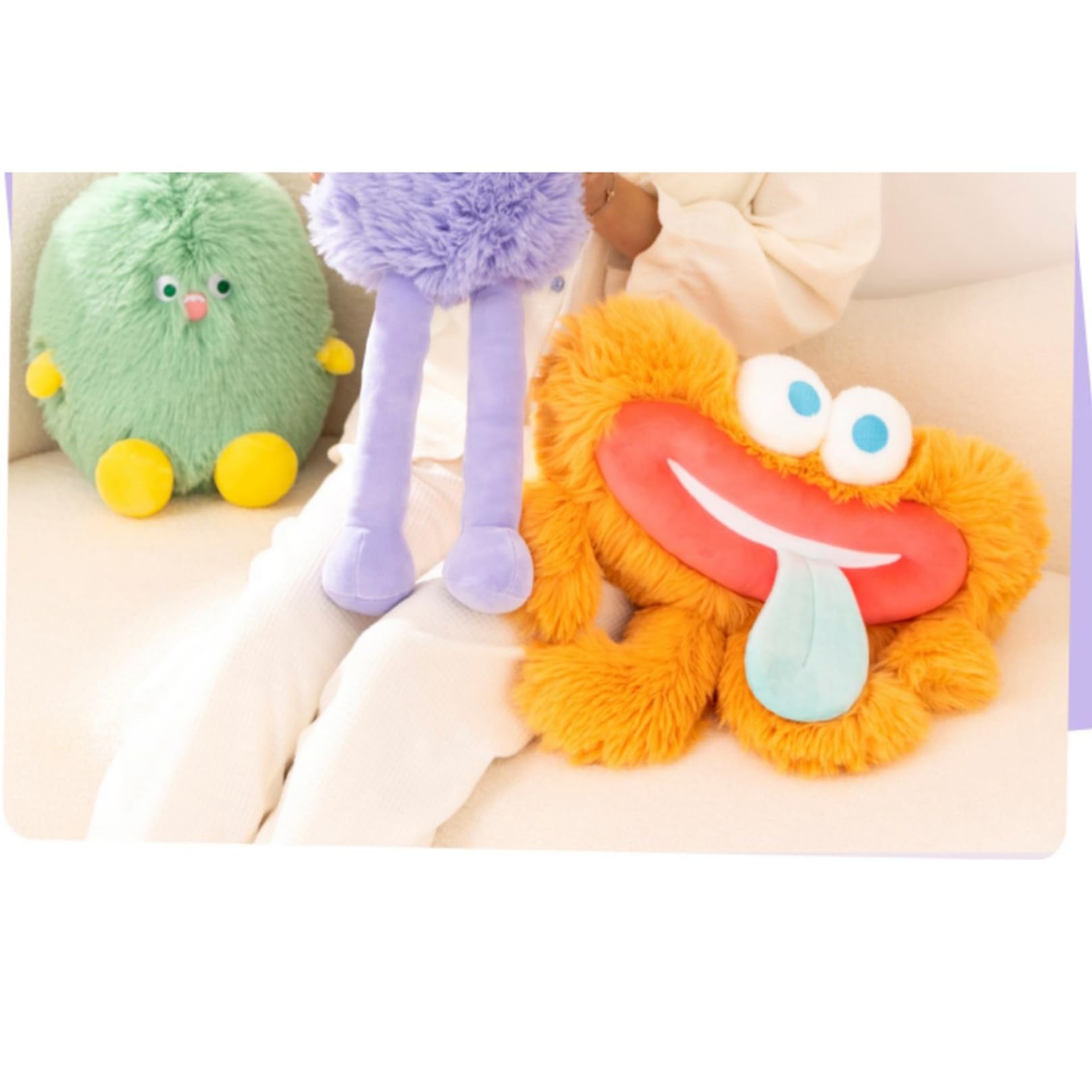 ふわふわモンスターぬいぐるみ Amazon.co.jp: 縫いぐるみ モンスター ぬいぐるみ ダック シャギー 毛