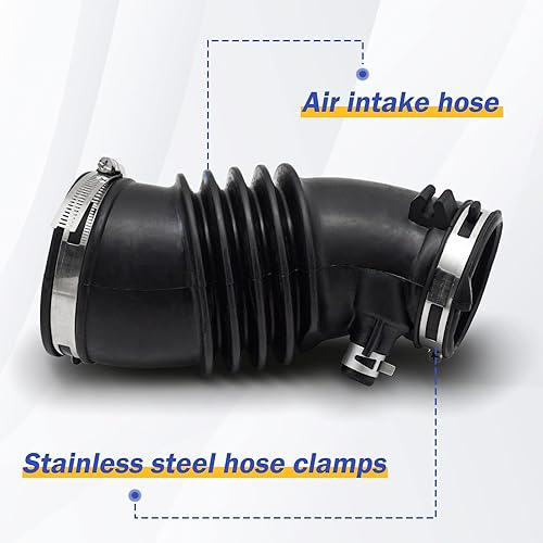 Miniatura 6 de Tubo de manguera de admisión para filtro de aire para Honda Pilot 17228-RN0-A00 2009 2010 2011 2012 2013 2014 2015
