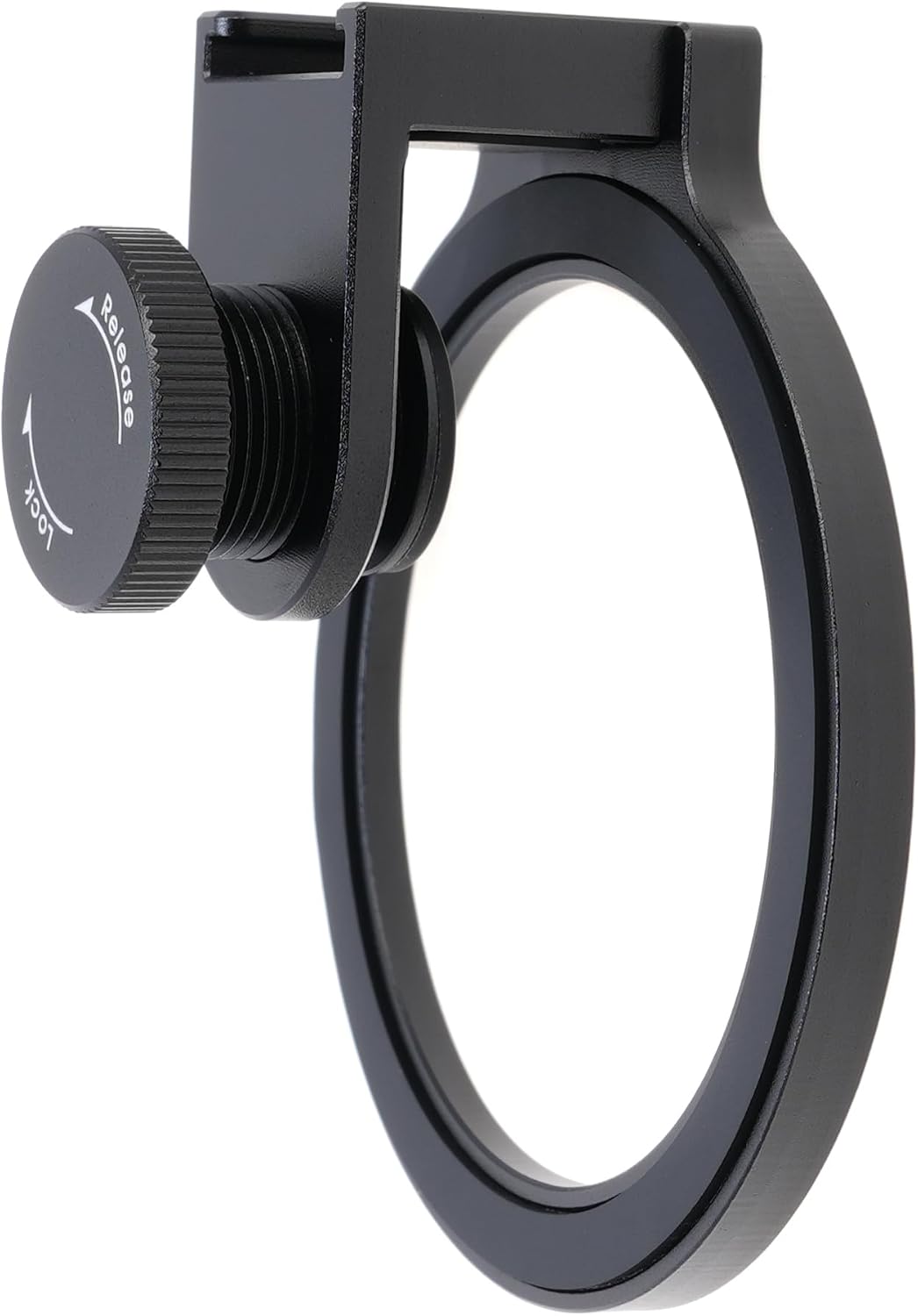 FOTGA Clip-on 67mm Thread Lens Filter Adapter for iPhone 17 14 15 16 Pro Max Smartphone Cell Phone,Cold Shoe Mount for Micrphone/LED Light,Anti-Slip/Anti-Scratch Lock Knob (Filter Adapter)