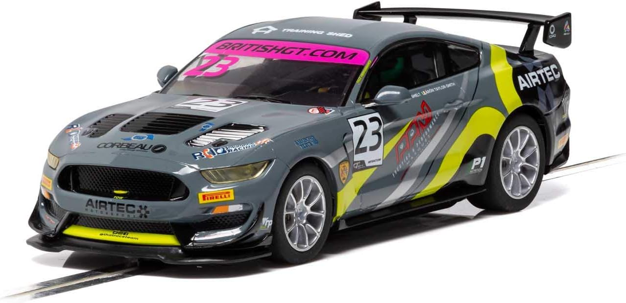 Scalextric Ford Mustang GT4 British GT 2019 1:32 Slot Car C4182