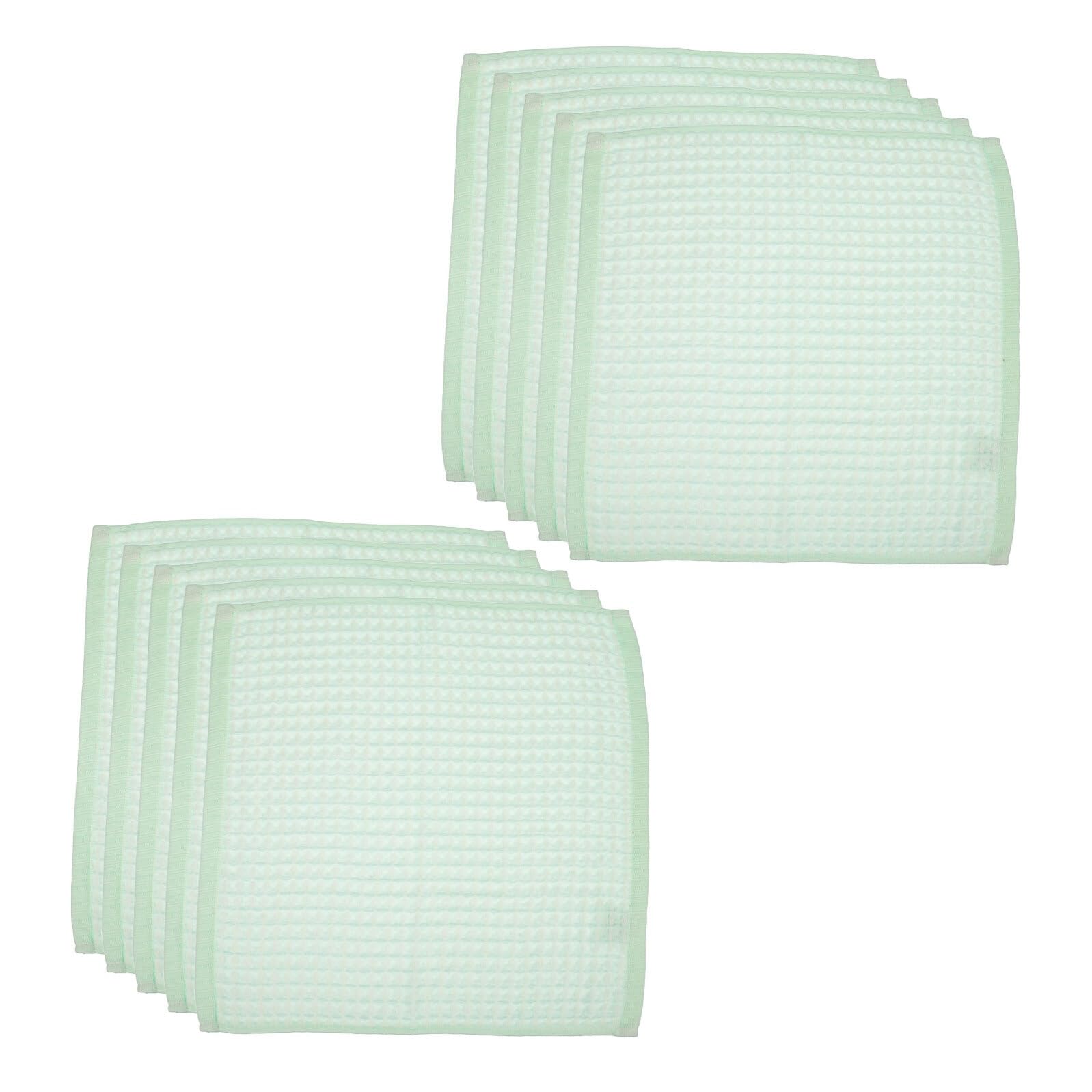 Torchons cuisine coton ultra absorbants lot de 10 lavables et réutilisables