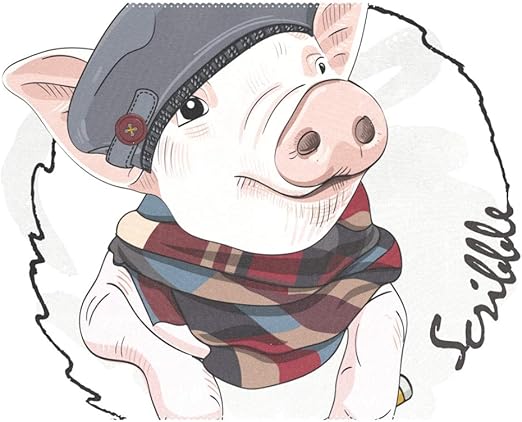 Amazon Co Jp ランチョンマット 豚 かっこいい ４枚セット 義務用 断熱 撥水 防汚 速乾 水洗いok 耐久性 シワに対する 家庭用 シンプル 便利 お手入れ 便利 Home Kitchen