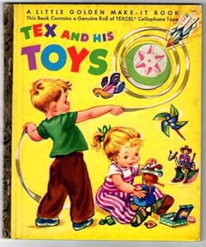 Hardcover Tex and his toys (Little golden library) Book