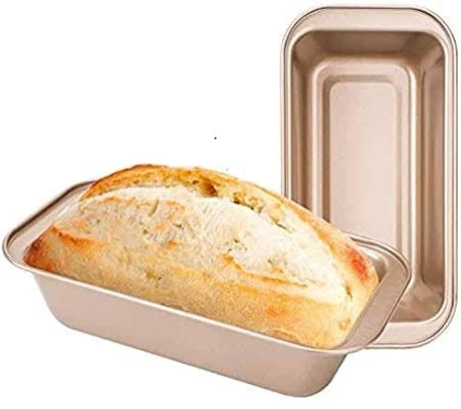 Kitchen Non-stick Loaf/Bread Pan-Bakeware Bread/Toast Mold Baking Pan-Length:10.5 inch,Rose Gold