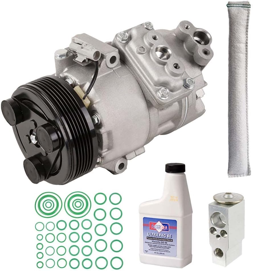 AC Compressor & A/C Repair Kit For Suzuki Grand Vitara 2009 2010 2011 2012 2013 w/ 2.4L 4-Cyl - BuyAutoParts 60-81742RK NEW