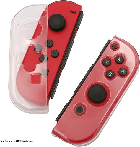 Vista 2 de Mcbazel DOBE Transparency - Funda protectora de poliuretano termoplástico suave para controladores NS SwitchSwitch OLED Joy