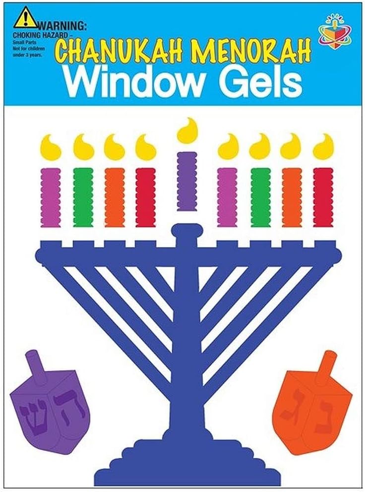 Hanukkah gel clings