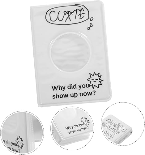 Miniatura 7 de LIFKOME 2pcs Photo Storage Album Baby Photo Album Diy Scrapbook Baby Pictures Holder Book Binder Clips Mini Small Photo Album Cards Album Pvc Simple