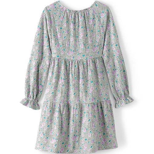 Lands' End Girls Long Sleeve Velvet Dress2