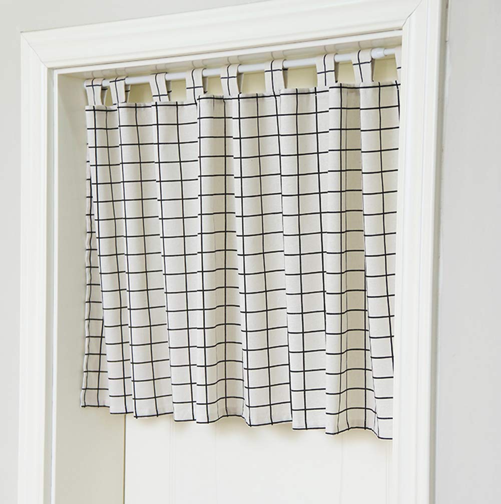 Rideaux de séparation en coton texturé haut de gamme 140 x 180 cm
