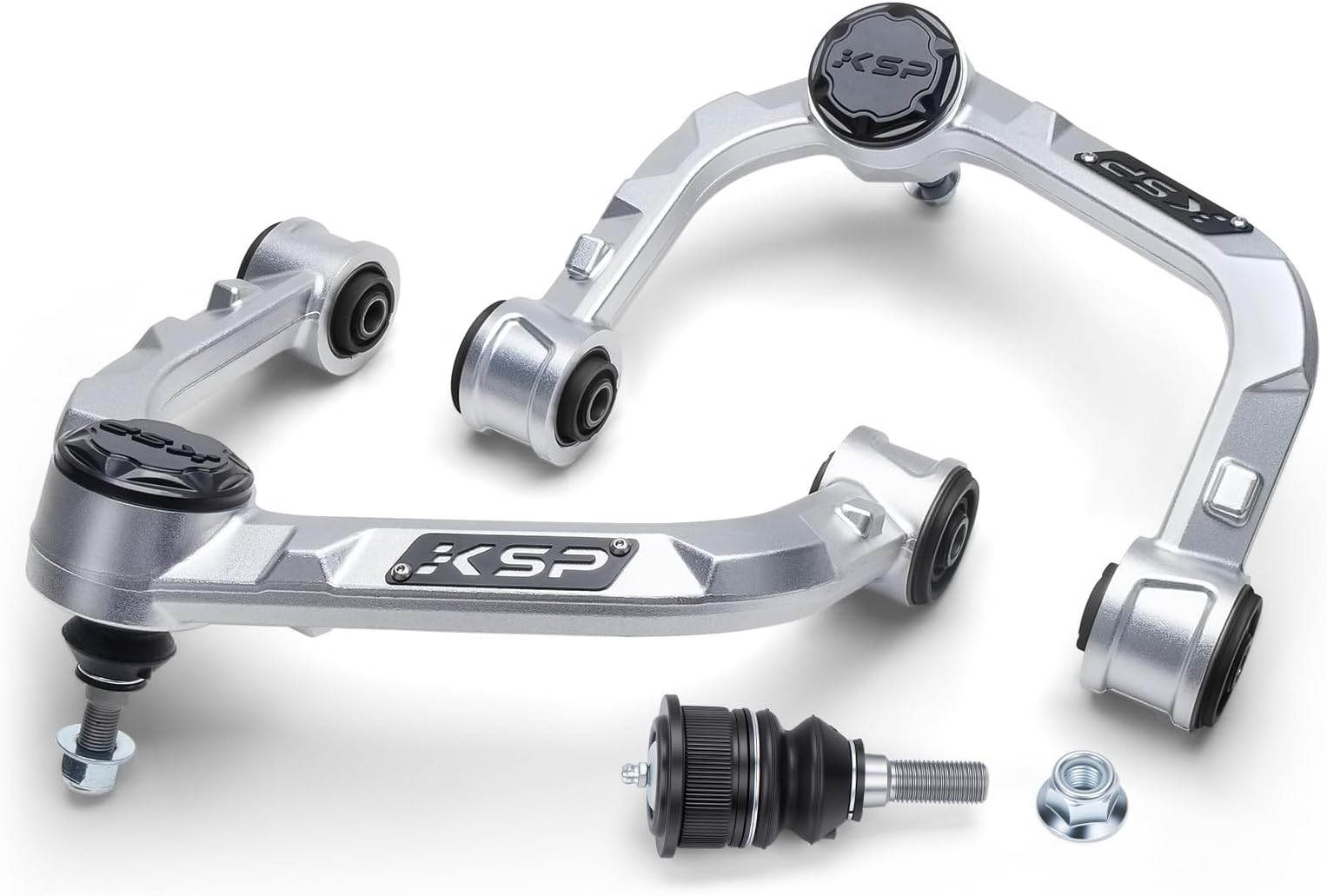 KSP 2-4" Forged Upper Control Arm With OEM Style Rubber Bushings for F150 2004-2020, Aluminum Front UCA fit the Vehicle install 2-4inch Leveling Kits,Aftermarket Replacement Parts