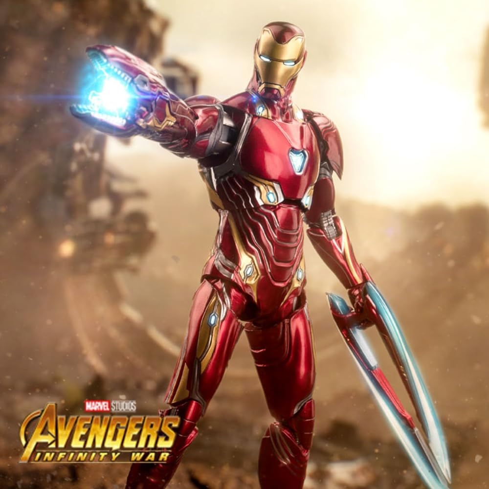 HiPlay ZD Collectible Figure Full Set: Iron Man Mark 50, 1:10 Scale Miniature Action Figurine MK50