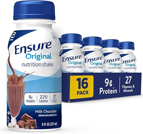 Miniatura 16 de Ensure Original Batido nutricional, pequeño batido de reemplazo de comidas, nutrición completa y equilibrada con nutrientes para apoyar la salud del