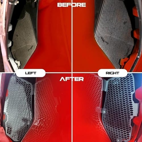 Billfaro 2Pcs Side Intake Grill Guards, Drivers & Passengers Side Mesh Radiators Grille Insert Oem Style Body Inlets Cover For Corvette C8 Models C8.R 2020-2023 #TOP3