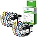 Price comparison product image Inkjello Compatible 421XL Ink Cartridge Replacement For Brother DCP-J1050DW DCP-J1140DW DCP-J1800DW MFC-J1010DW 421XL Black Cyan Magenta Yellow (8-Pack)