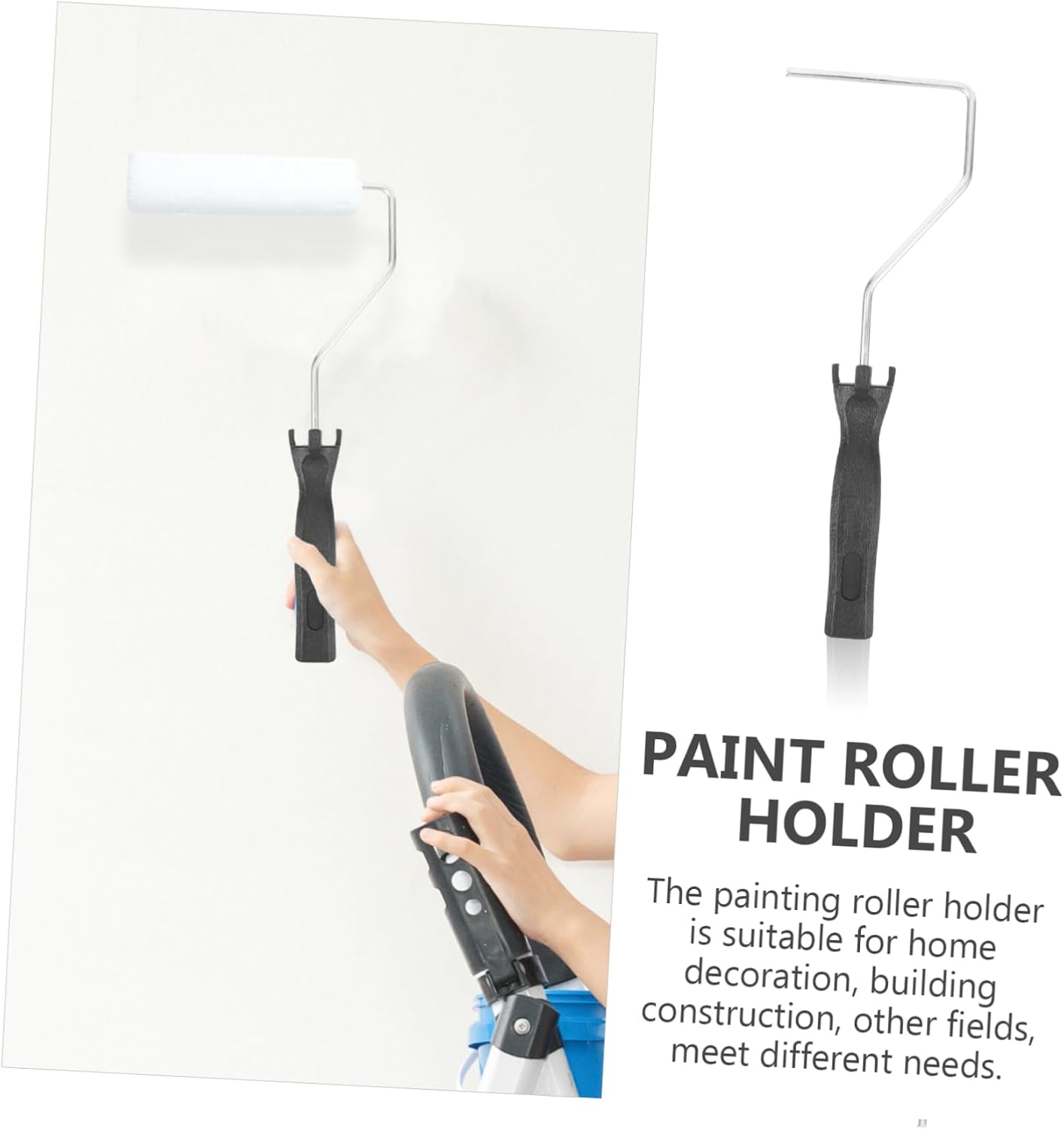 OSALADI Paint Roller Holder Handle for Wall Painting and Cabinet Decoration Frame for Comfortable to Hold and Efficient Use Water-Based and Oil-Based Paints