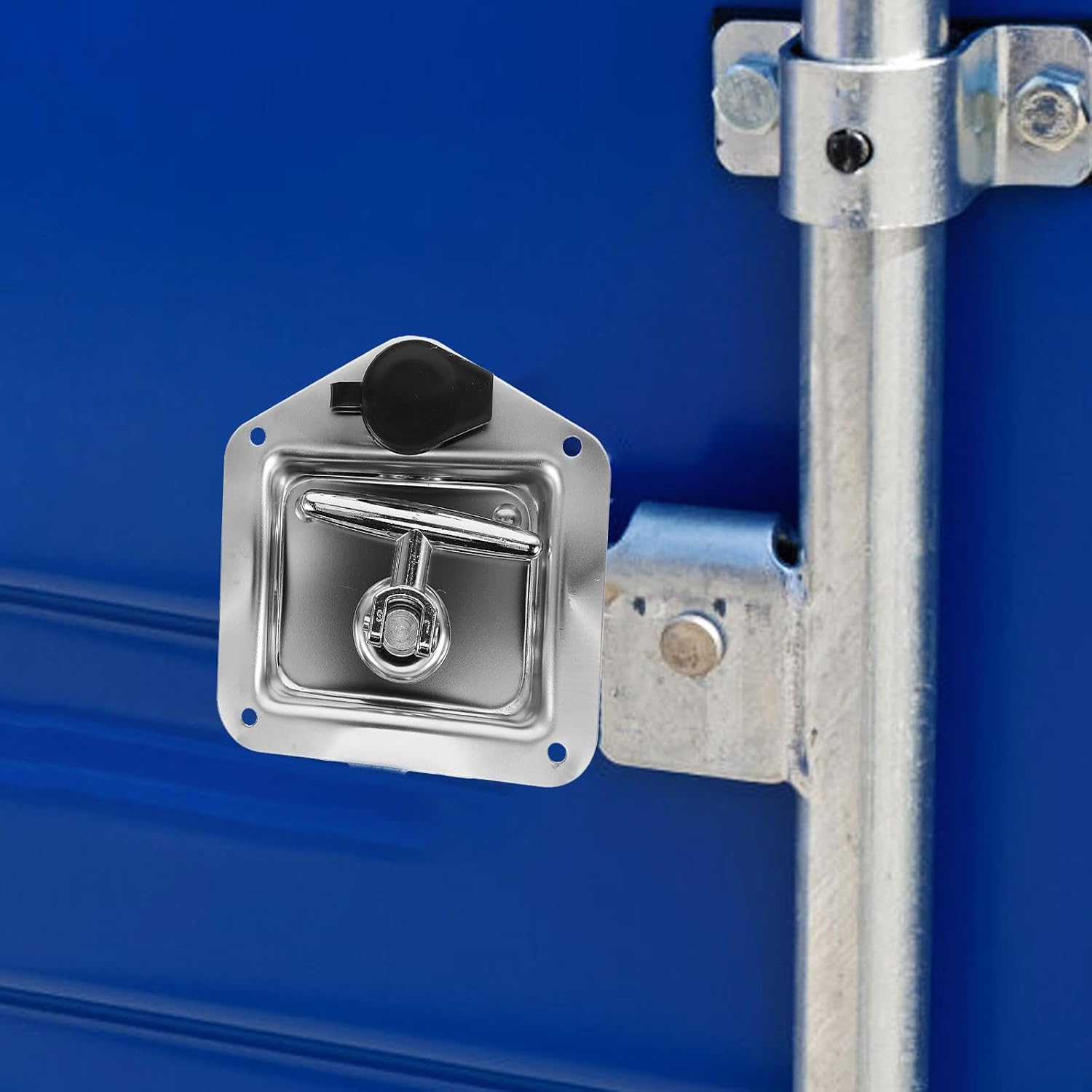 GANAZONO T-Handle Stainless Steel Storage Compartment Latch Vehicle Door Lock Industrial Flat Latch for Vehicle Accessories