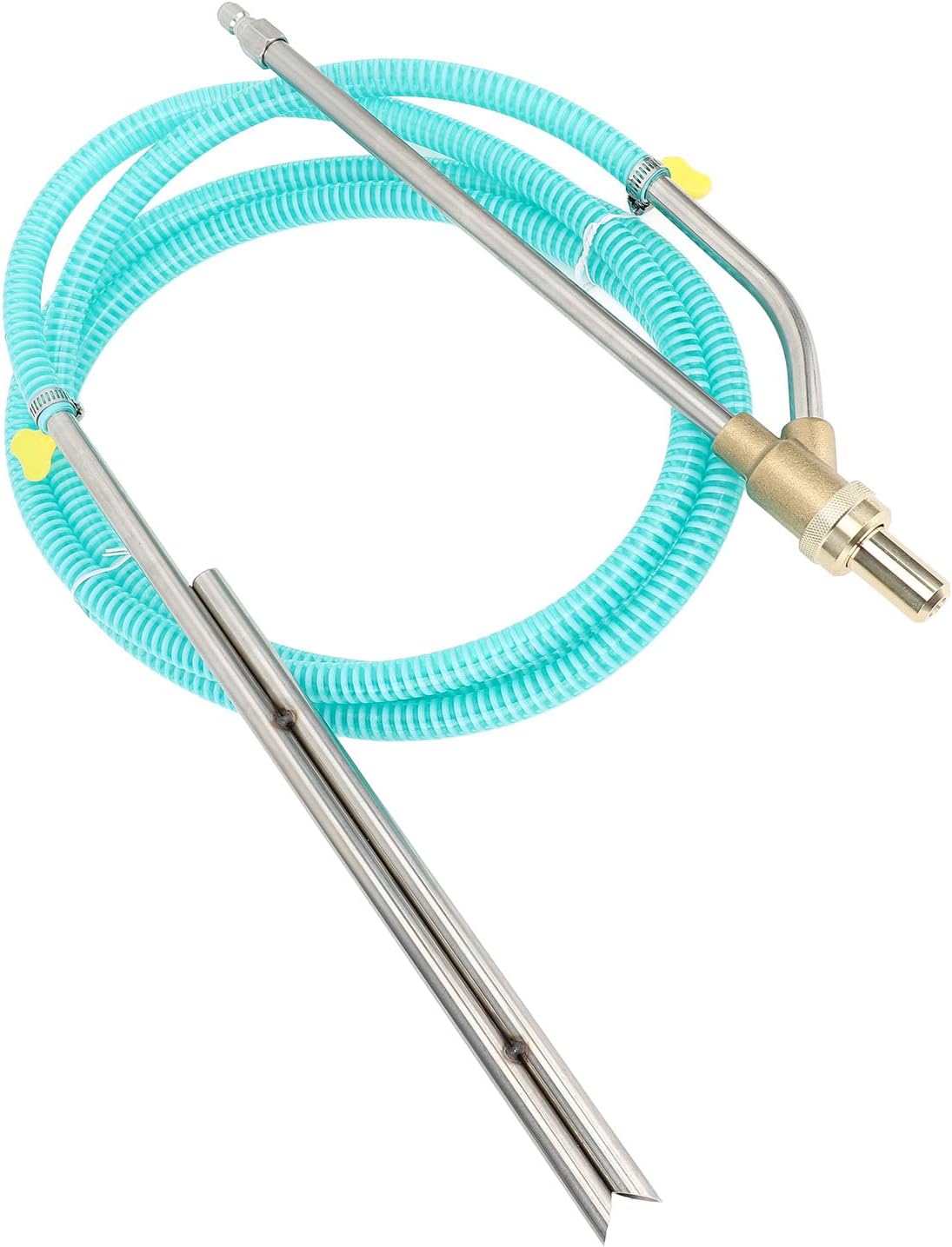 aqxreight Pressure Washer Sandblasting Kit Powerful Wet Sandblaster Attachment for Home and Automotive Use (Blue)
