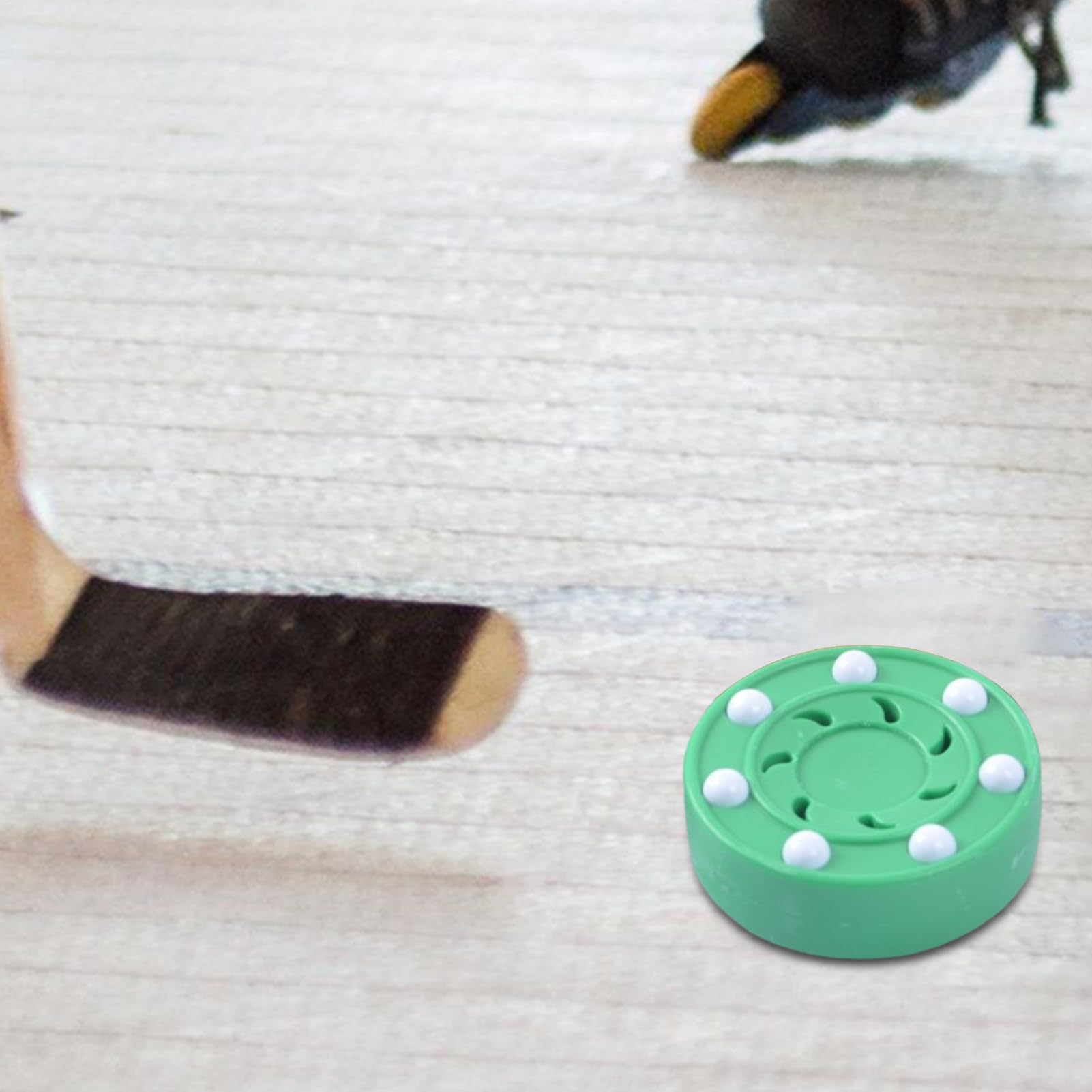 PUCK HOCKEY, PUCK HOCKEY interno - Street Hockey Balls - Attrezzatura da allenamento sportivo multifunzionale Equipaggiamento a prova di interni a base di interni per interni ed esterni