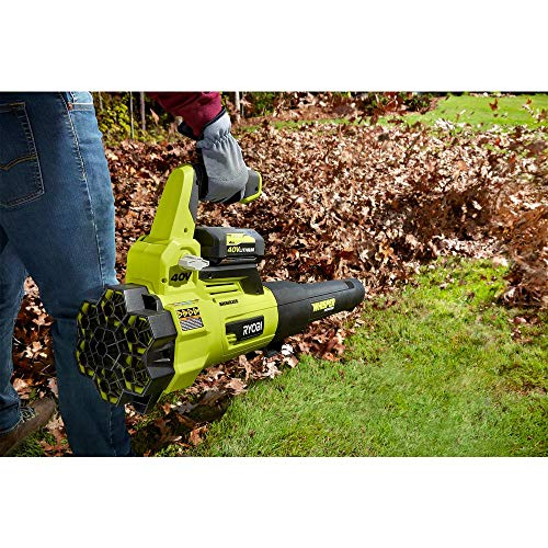 RYOBI 40-Volt Bare Tool Lithium-Ion Brushless Cordless Variable-Speed 125 MPH 550 CFM Jet Fan Leaf Blower GEN4 (Tool-Only), Green by RYOBI - Image 4